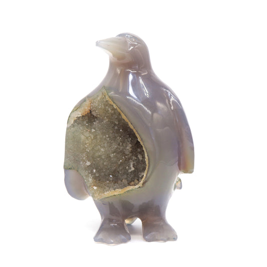 druzy crystal penguin