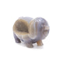 5.5" Hand Carved Druzy Agate Pig Sculpture Crystal Animal Carving Quartz Healing