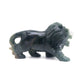5.5" Hand Carved Moss Agate Lion Crystal Animal Statues Quartz Healing Decor Reiki