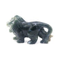 5.5" Hand Carved Moss Agate Lion Crystal Animal Statues Quartz Healing Decor Reiki