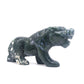 5" Hand Carved Moss Agate Tiger Crystal Animal Statues Quartz Healing Decor Reiki