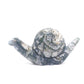 6.5" Hand Carved Moss Agate Snail Crystal Animal Statues Quartz Healing Decor Reiki