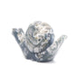 6.5" Hand Carved Moss Agate Snail Crystal Animal Statues Quartz Healing Decor Reiki
