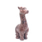 6" Natural Painted Jasper Giraffe Crystal Animal Statues Quartz Healing Decor Reiki