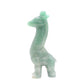 5.5" Natural Green Aventurine Giraffe Crystal Animal Statues Quartz Healing Decor Reiki