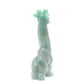 5.5" Natural Green Aventurine Giraffe Crystal Animal Statues Quartz Healing Decor Reiki