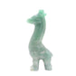 5.5" Natural Green Aventurine Giraffe Crystal Animal Statues Quartz Healing Decor Reiki