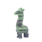6" Natural Rubyzoisite Giraffe Crystal Animal Statues Quartz Healing Decor Reiki