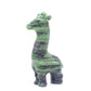 6" Natural Rubyzoisite Giraffe Crystal Animal Statues Quartz Healing Decor Reiki