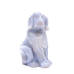 4" Hand Carved Druzy Agate Dog Figurine Crystal Puppy Carving Healing