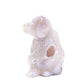 4" Hand Carved Druzy Agate Dog Figurine Crystal Puppy Carving Healing