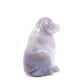 3.5" Hand Carved Druzy Agate Dog Figurine Crystal Puppy Carving Healing