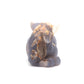 5" Hand Carved Flower Agate Dog Statue Crystal Puppy Carving Healing