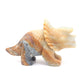 7.5" Natural Amazonite Dinosaur Caribbean Calcite Triceratops Figurine Crystal Healing Quartz Decor