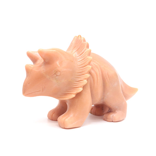 crystal Triceratops Sculpture