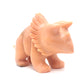 6.5" Natural Rouge Jade Dinosaur Triceratops Sculpture Crystal Healing Quartz Decor