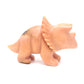 6.5" Natural Rouge Jade Dinosaur Triceratops Sculpture Crystal Healing Quartz Decor