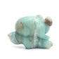 5" Natural Amazonite Koala Caribbean Calcite Figurine Crystal Healing Quartz