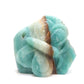3.5" Natural Amazonite Butterfly Caribbean Calcite Figurine Crystal Healing Quartz