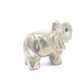 3.5" Carved Pyrite Elephant Figurine Crystal Healing Decorate Gift