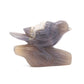 4" Hand Carved Druzy Agate Bird Figurine Crystal Carving Healing