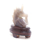 6.5" Natural Agate Druzy Hand Carved Unicorn Figurine Reiki Healing