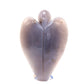 5.5" Natural Agate Druzy Hand Carved Angel Figurine Reiki Healing