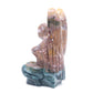 5" Natural Ocean Jasper Hand Carved Fairy Angel Figurine Reiki Healing