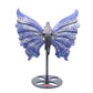Natural Lapis Lazuli Crystal Butterfly wings Quartz Healing + stand 1pc