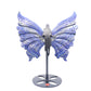 Natural Lapis Lazuli Crystal Butterfly wings Quartz Healing + stand 1pc