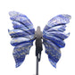 Natural Lapis Lazuli Crystal Butterfly wings Quartz Healing + stand 1pc