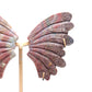 Natural Ocean Jasper Crystal Butterfly wings Quartz Healing + stand 1pc