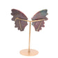 Natural Ocean Jasper Crystal Butterfly wings Quartz Healing + stand 1pc