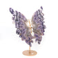 Natural Dream Amethyst Crystal Butterfly wings Quartz Healing + stand 1pc