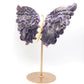 Natural Dream Amethyst Crystal Butterfly wings Quartz Healing + stand 1pc