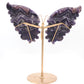 Natural Dream Amethyst Crystal Butterfly wings Quartz Healing + stand 1pc