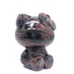 4.3lb Carved Garnet Crystal Hello Kitty Quartz Cat Reiki Gift