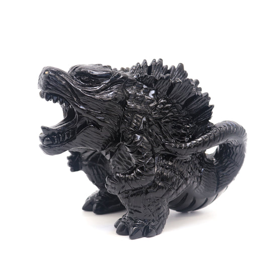 Obsidian Godzilla Sculpture