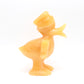 4.5" Natural Yellow calcite Donald Duck Statue Crystal Duck Carving Reiki Gift